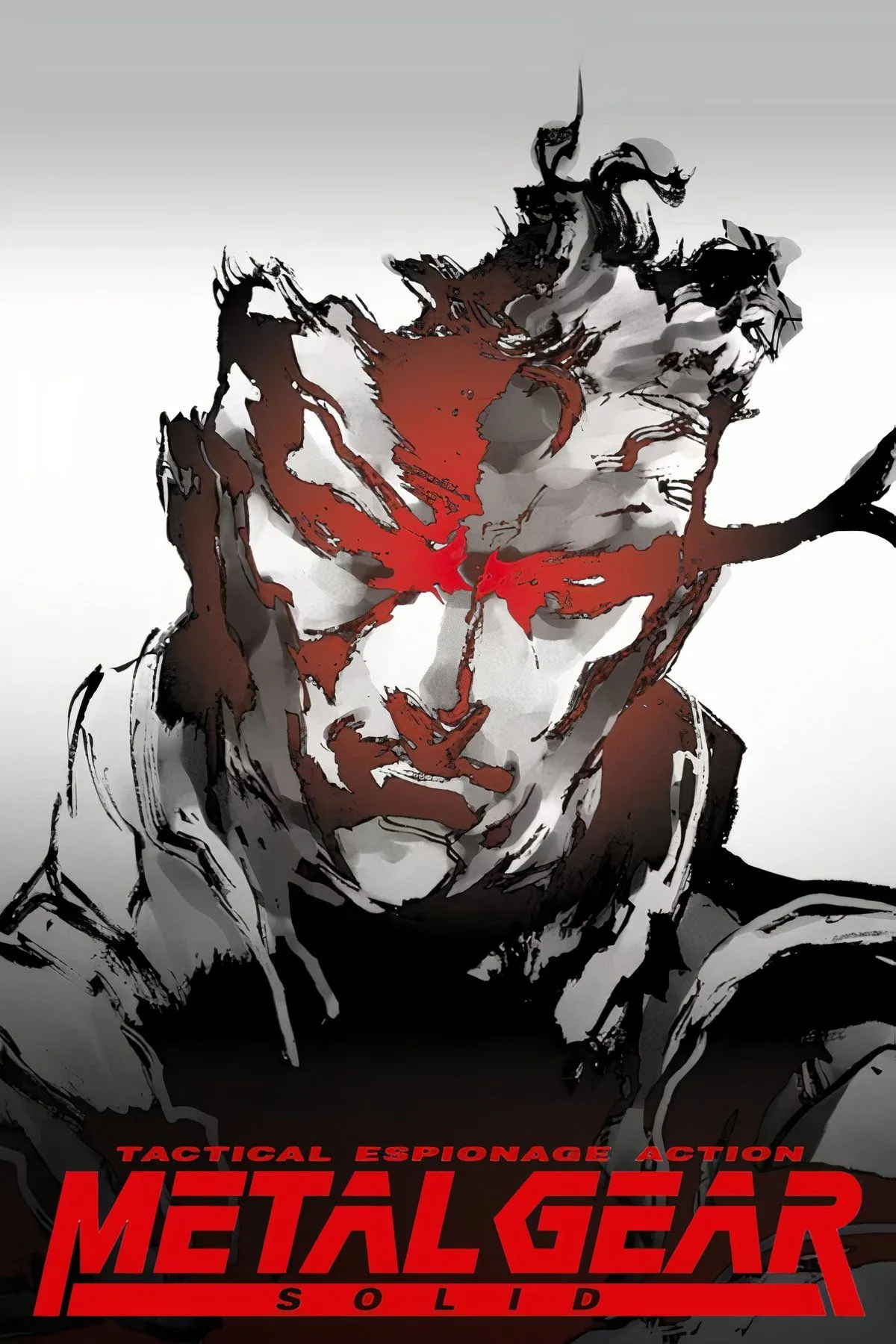 Solid Snake ẩn nấp trong Metal Gear Solid, thể hiện lối chơi lén lút đặc trưng