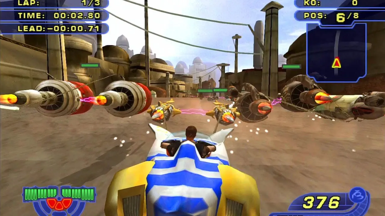 Star Wars Racer Revenge, một tựa game đua Podracing kinh điển.