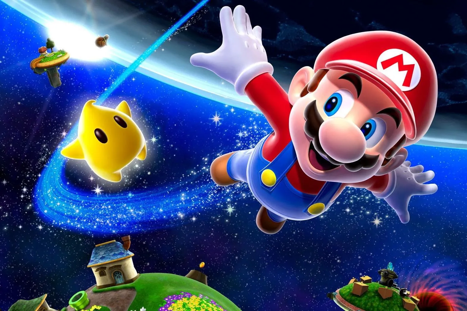 Super Mario Galaxy, Mario phiêu lưu trong không gian trên Nintendo Wii