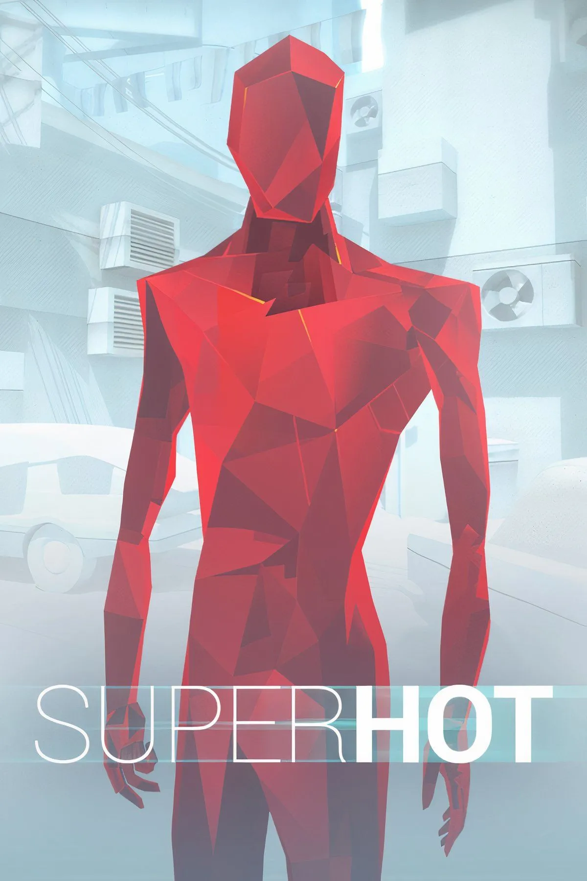 Superhot với đồ họa tối giản trắng và đỏ nổi bật