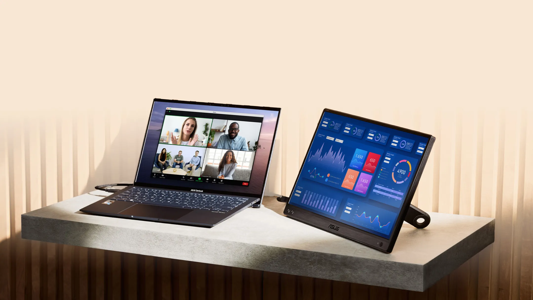 Tăng năng suất làm việc với màn hình di động gắn kèm laptop