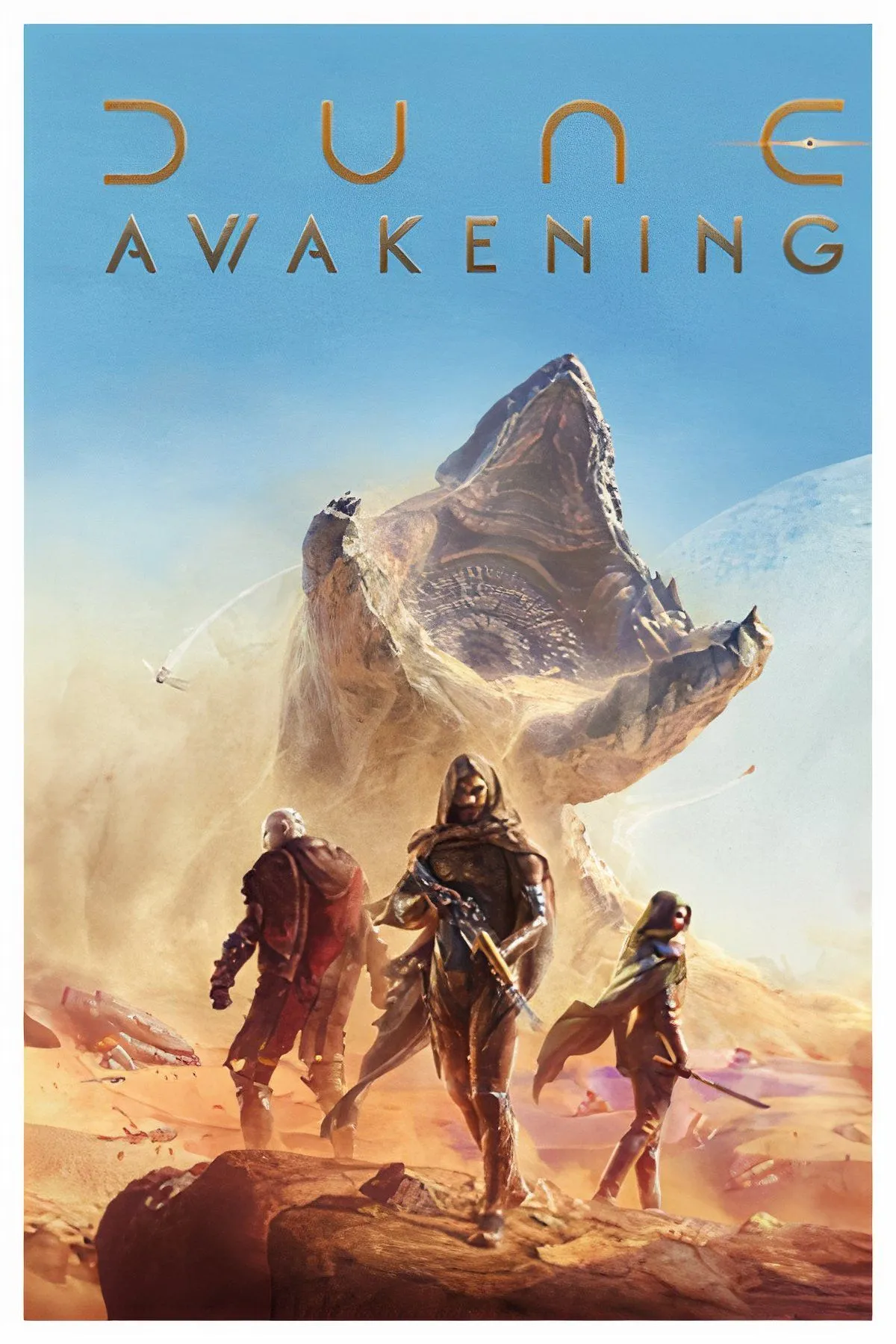 Tạo hình nhân vật trong Dune Awakening, thể hiện phong cách MMO sinh tồn trên hành tinh Arrakis.