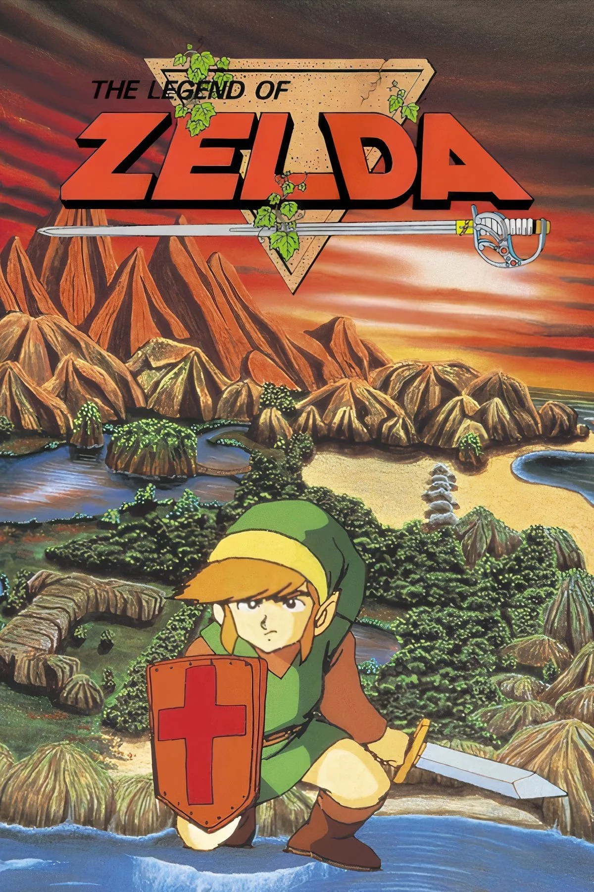 The Legend of Zelda phiên bản NES, một tựa game hành động phiêu lưu mang tính biểu tượng