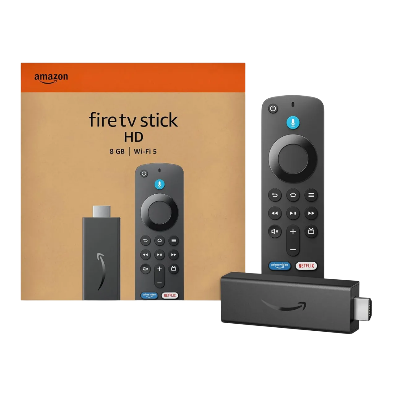 Thiết bị Amazon Fire TV Stick HD, giải pháp biến màn hình cũ thành màn hình giải trí thông minh.