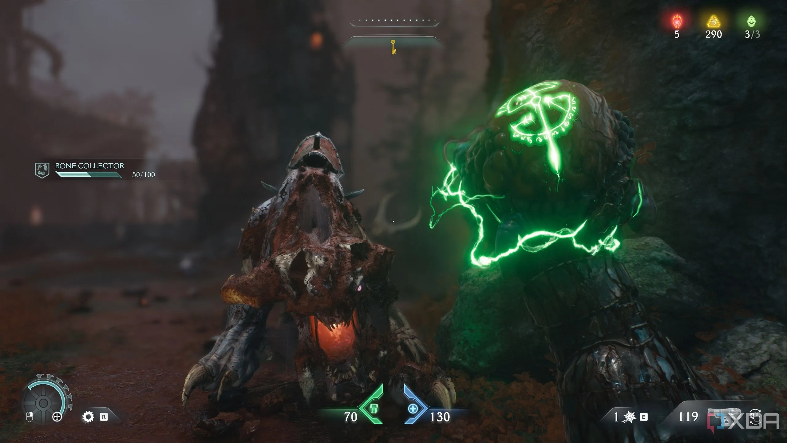 Tinh chất quỷ tăng cường máu tối đa trong Doom The Dark Ages Chapter 8