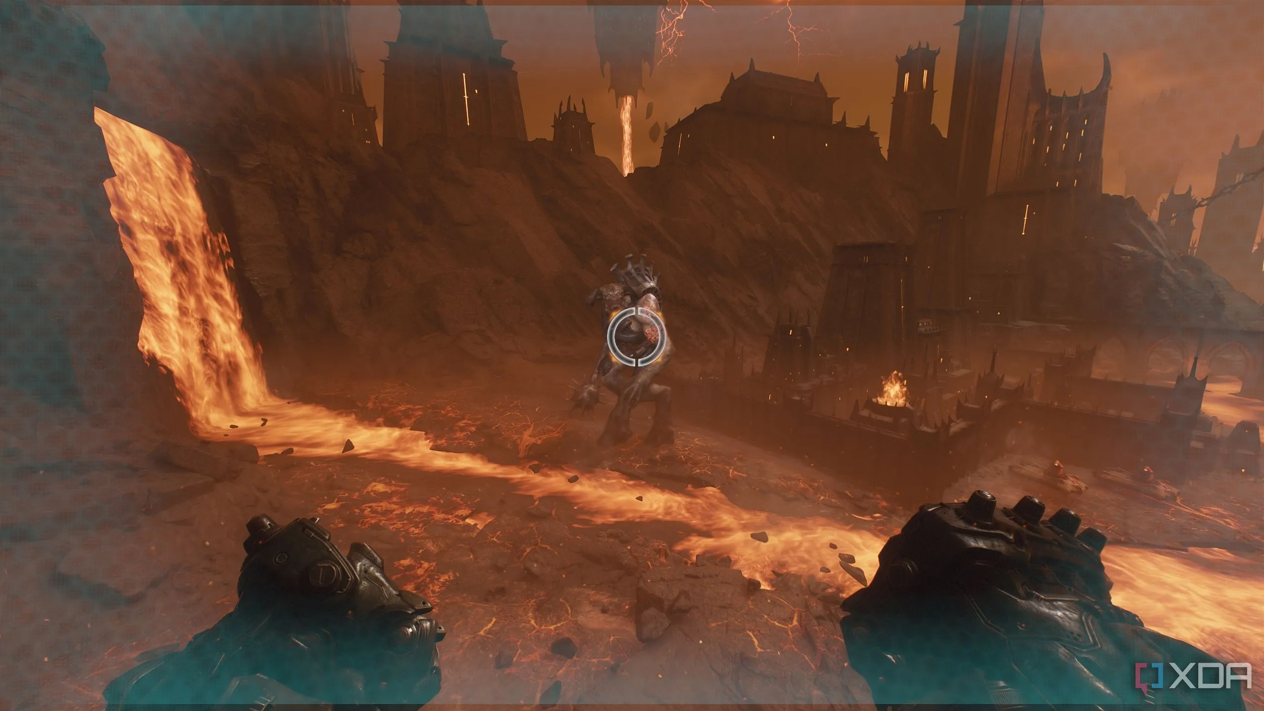 Titan đầu tiên xuất hiện trong Doom The Dark Ages Chương 11, thử thách người chơi