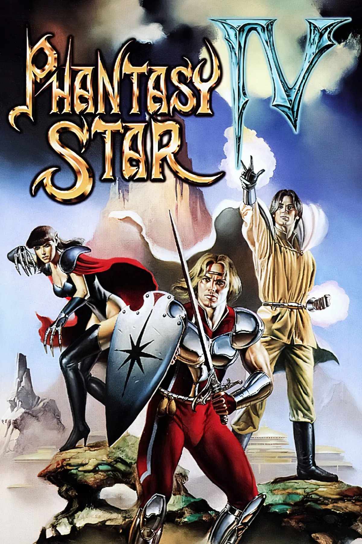 Tổng hợp các cảnh trong game Phantasy Star IV, minh họa đồ họa cổ điển