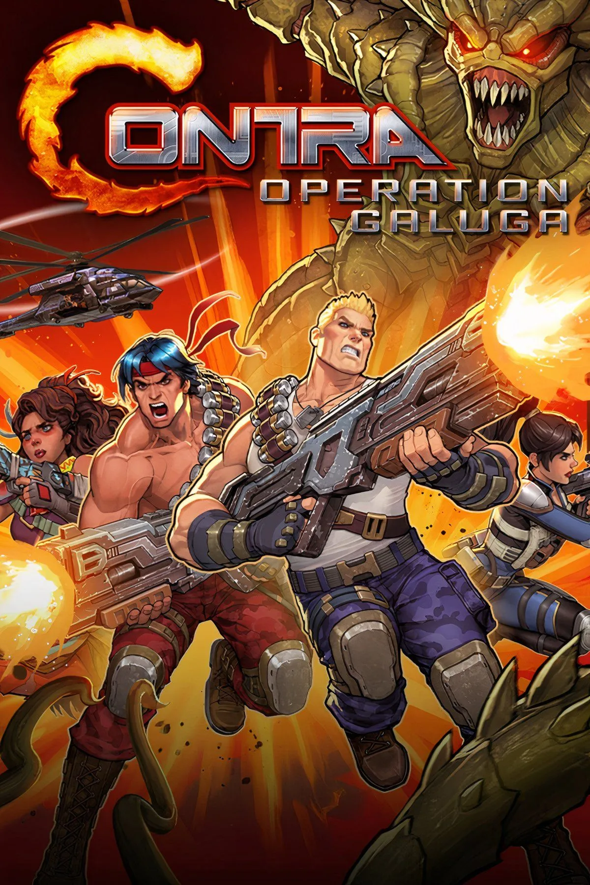 Tổng hợp hình ảnh từ game Contra 3: The Alien Wars trên SNES, cho thấy đồ họa chi tiết và lối chơi hành động kịch tính của tựa game bắn súng huyền thoại này