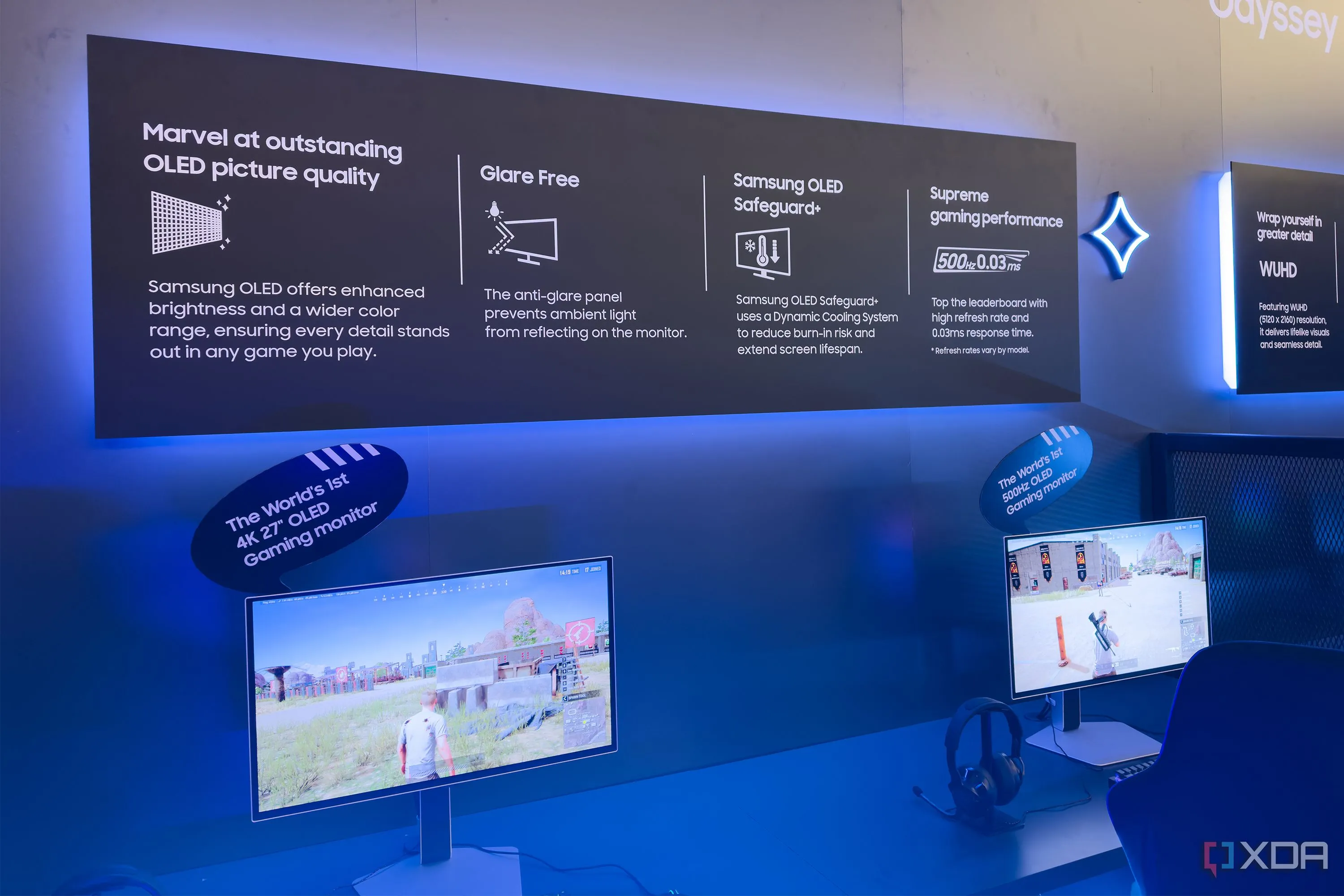 Tổng quan các thông số kỹ thuật màn hình gaming Samsung tại CES 2025