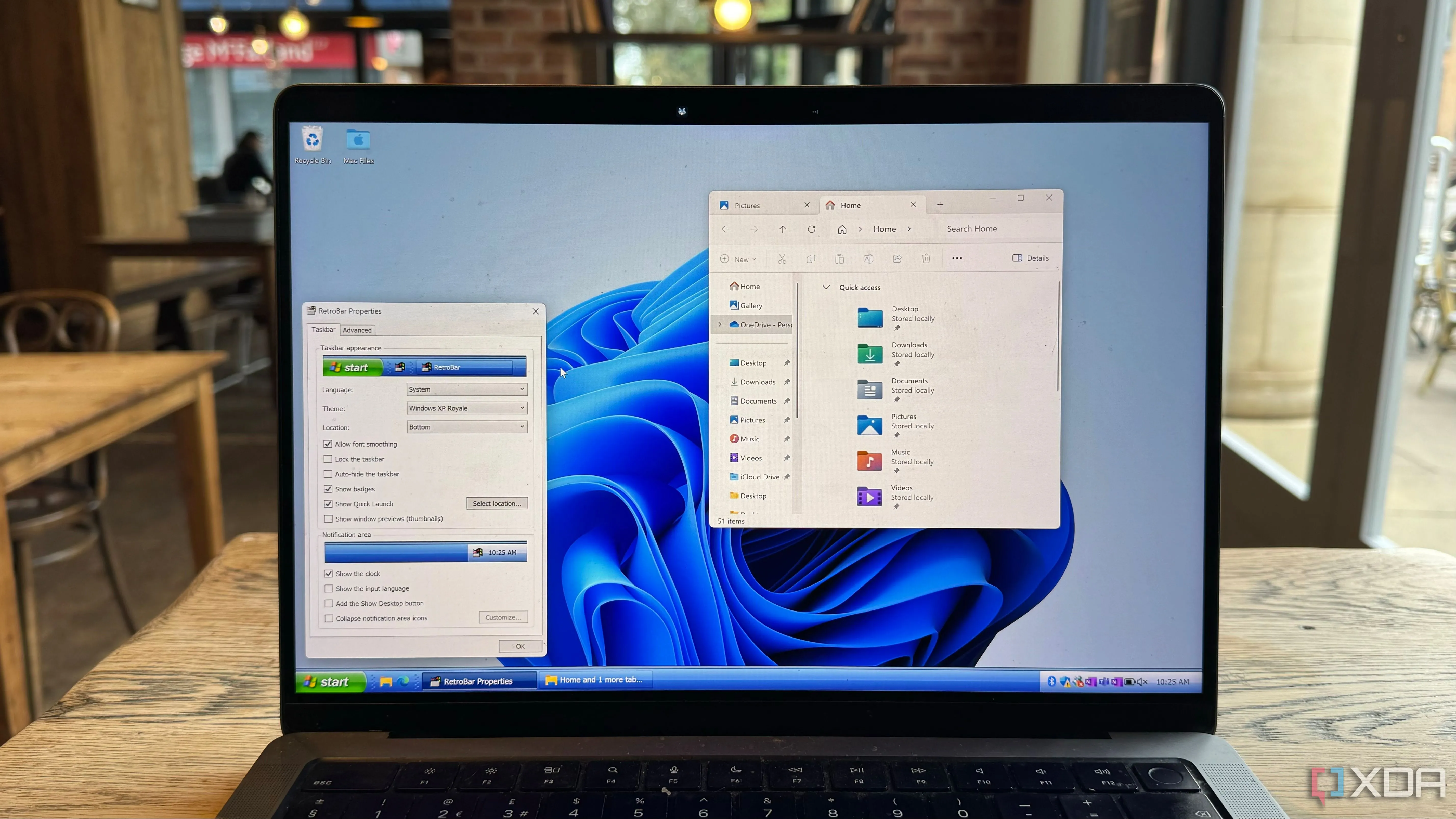 Trải nghiệm thanh Taskbar theo phong cách cũ trên Windows 11 với các công cụ tùy chỉnh