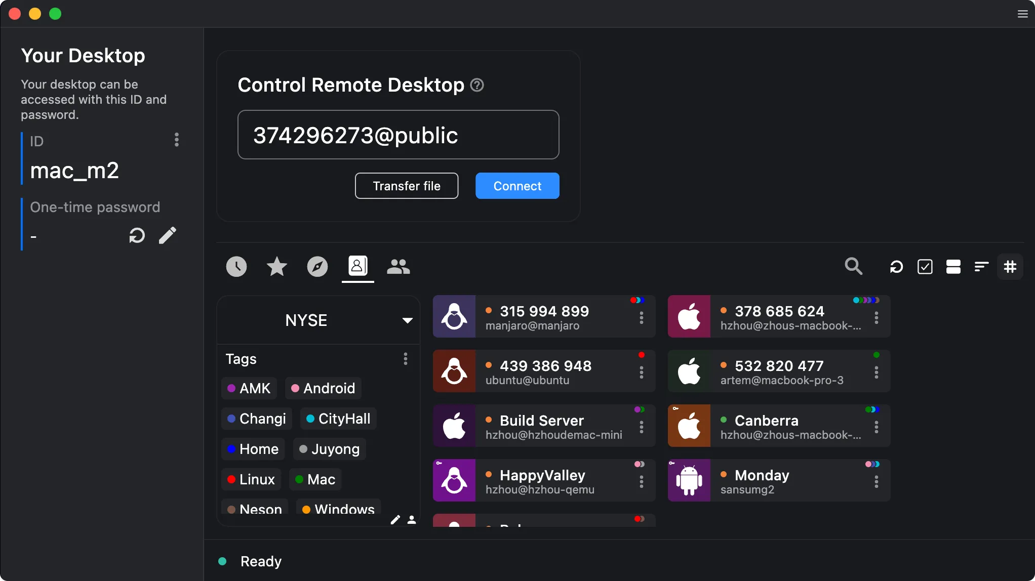 Trang chủ RustDesk minh họa giao diện người dùng và khả năng tùy chỉnh