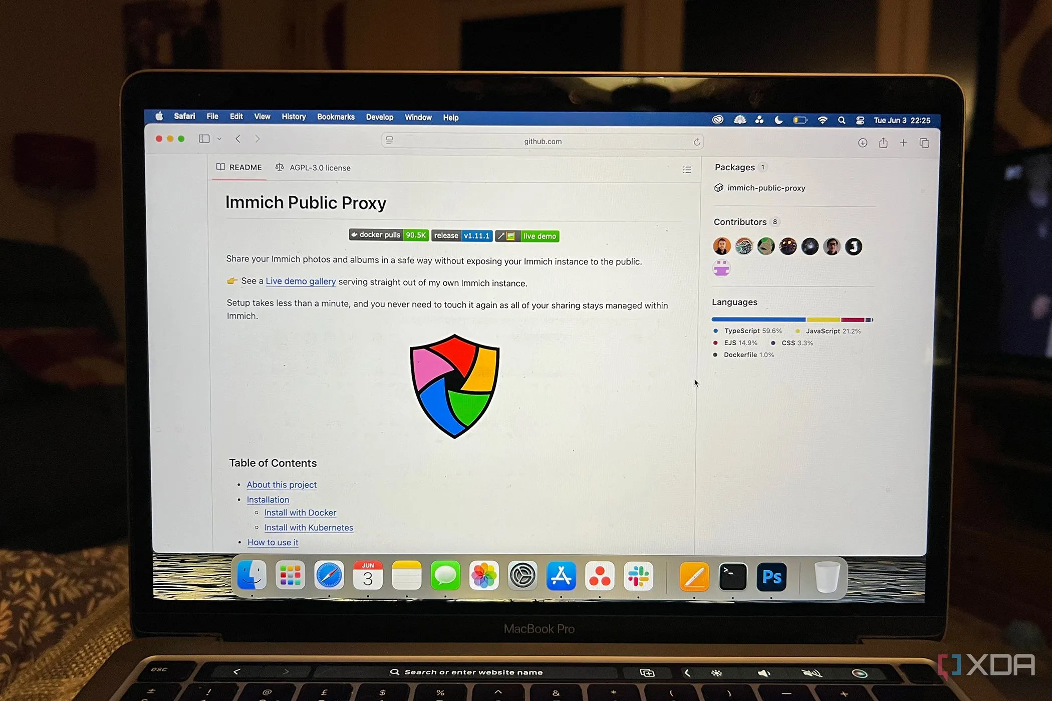 Trang GitHub của dự án Immich Public Proxy, giải pháp chia sẻ ảnh an toàn
