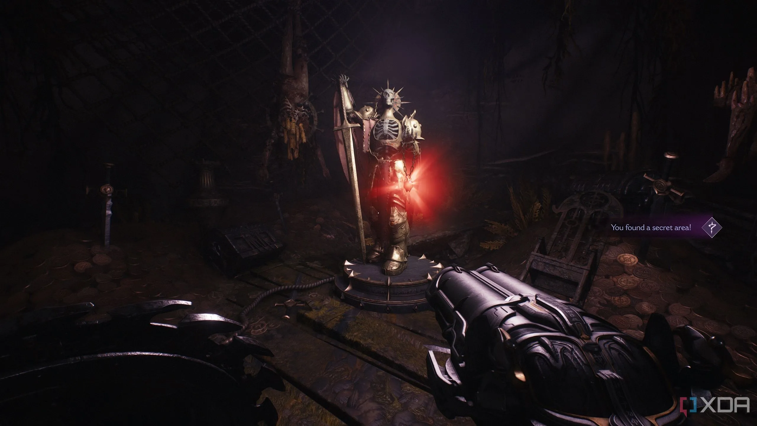Tượng Hồng Ngọc và khu vực bí mật 9 trong Chương 17 của Doom The Dark Ages.