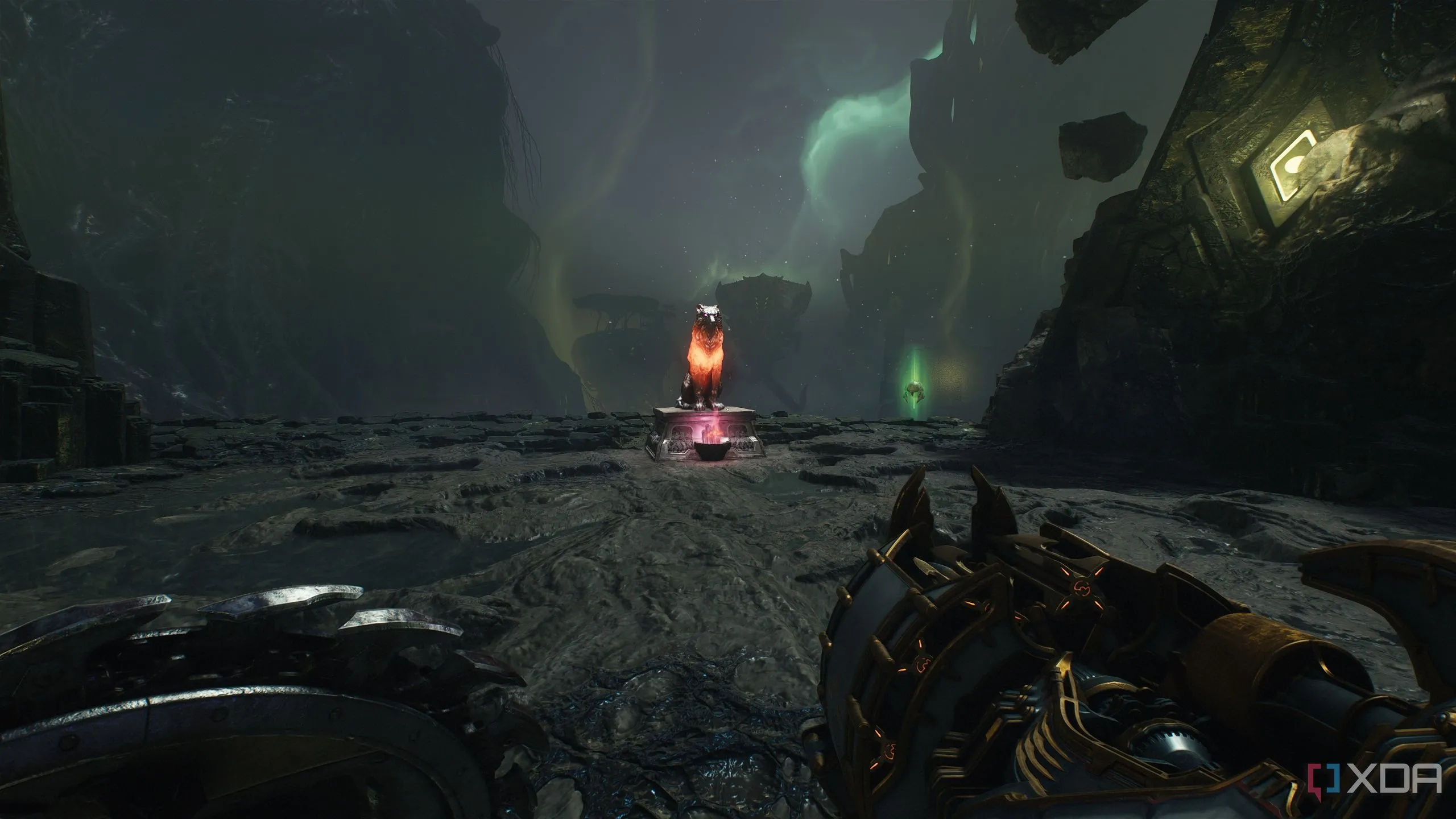 Tượng sói 1 trong Chương 16 của Doom: The Dark Ages