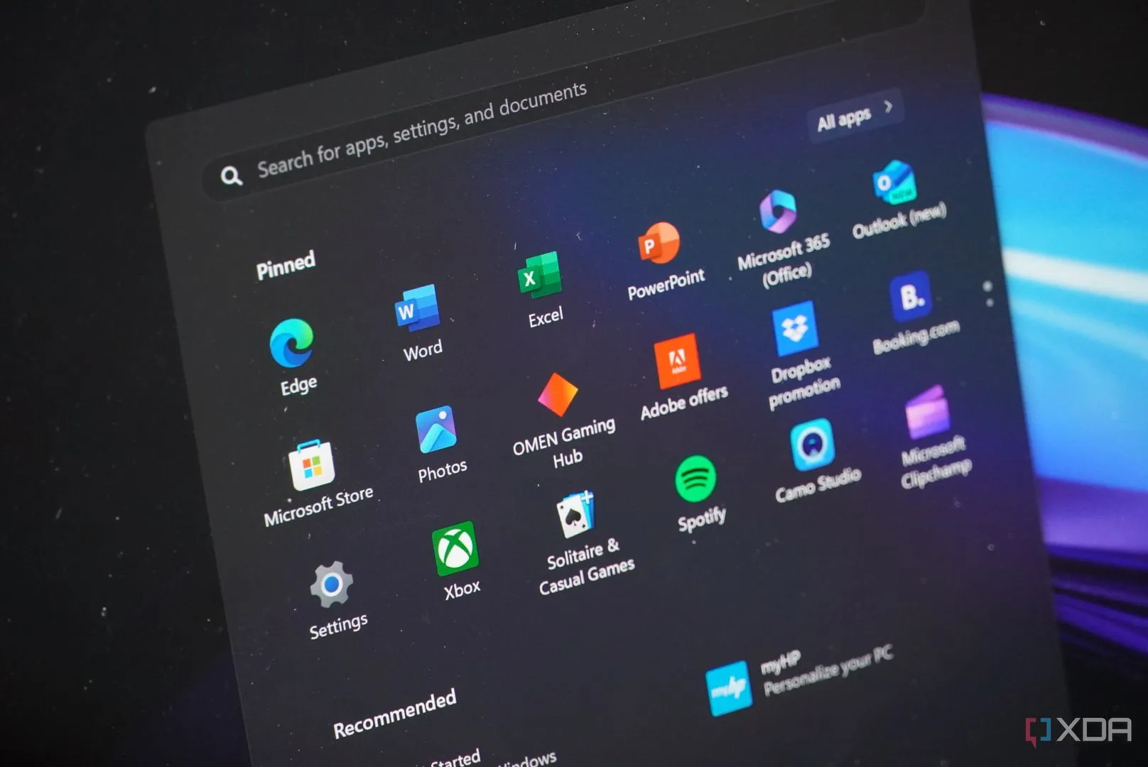Ứng dụng cài đặt sẵn trên Windows 11.