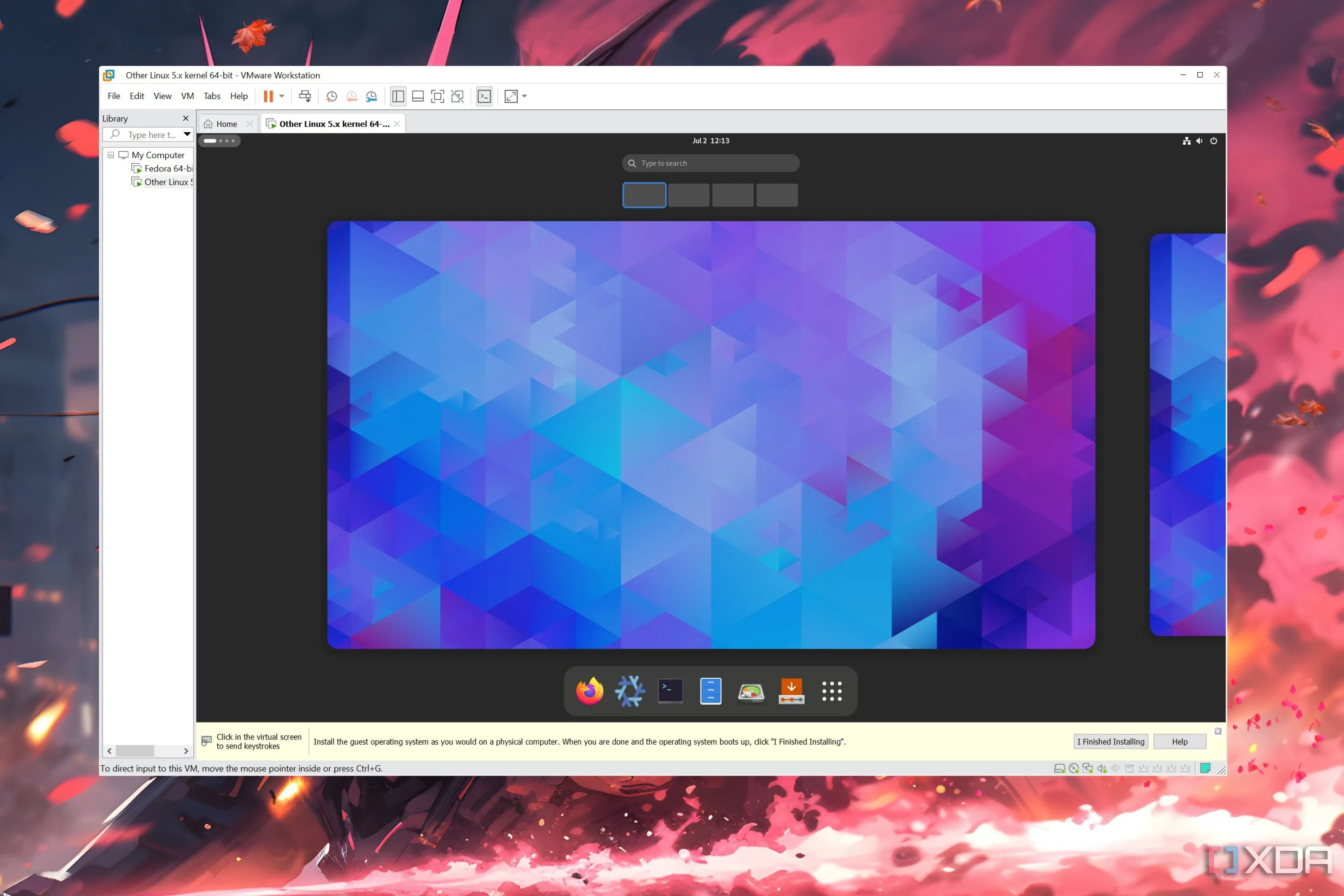 VMware Workstation Pro chạy NixOS
